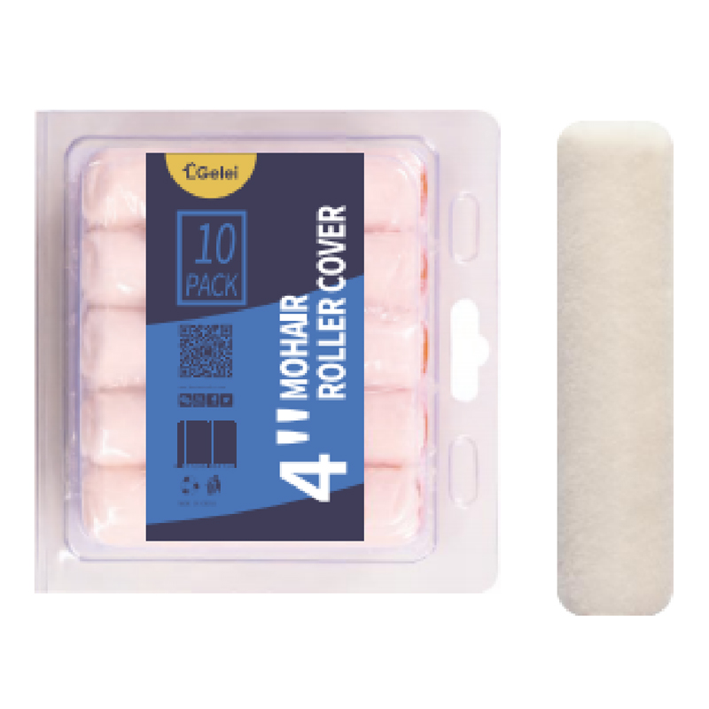 4 tommer Mohair Roller Cover Kit